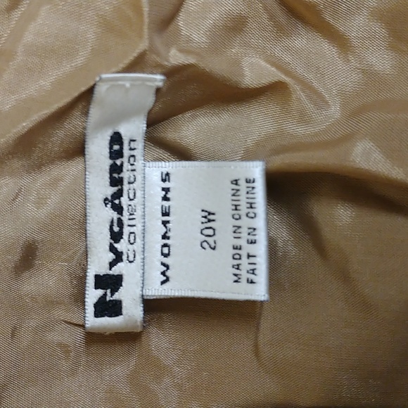 Peter Nygard vintage embroidered pant coat size 20 - Picture 4 of 5